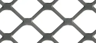 Metal expandido malla cuadrada SQ 70 aplanada