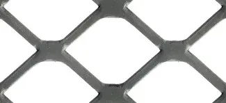 Metal expandido malla cuadrada SQ 90 aplanada